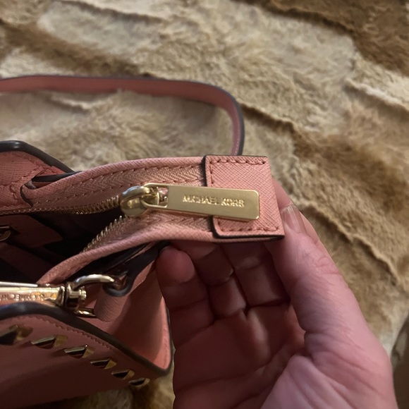 MICHAEL KORS LEATHER Selma crossbody pink - Picture 8 of 14